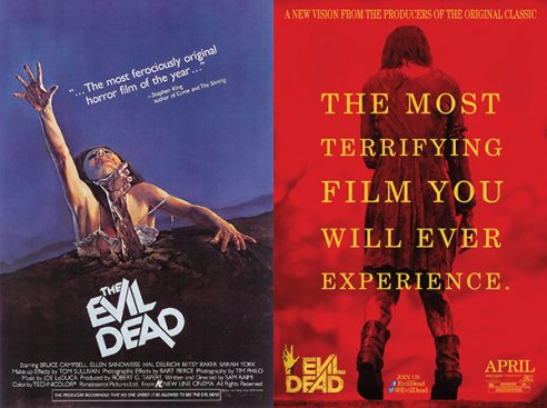 The Evil Dead vs. Evil Dead 2013 Image